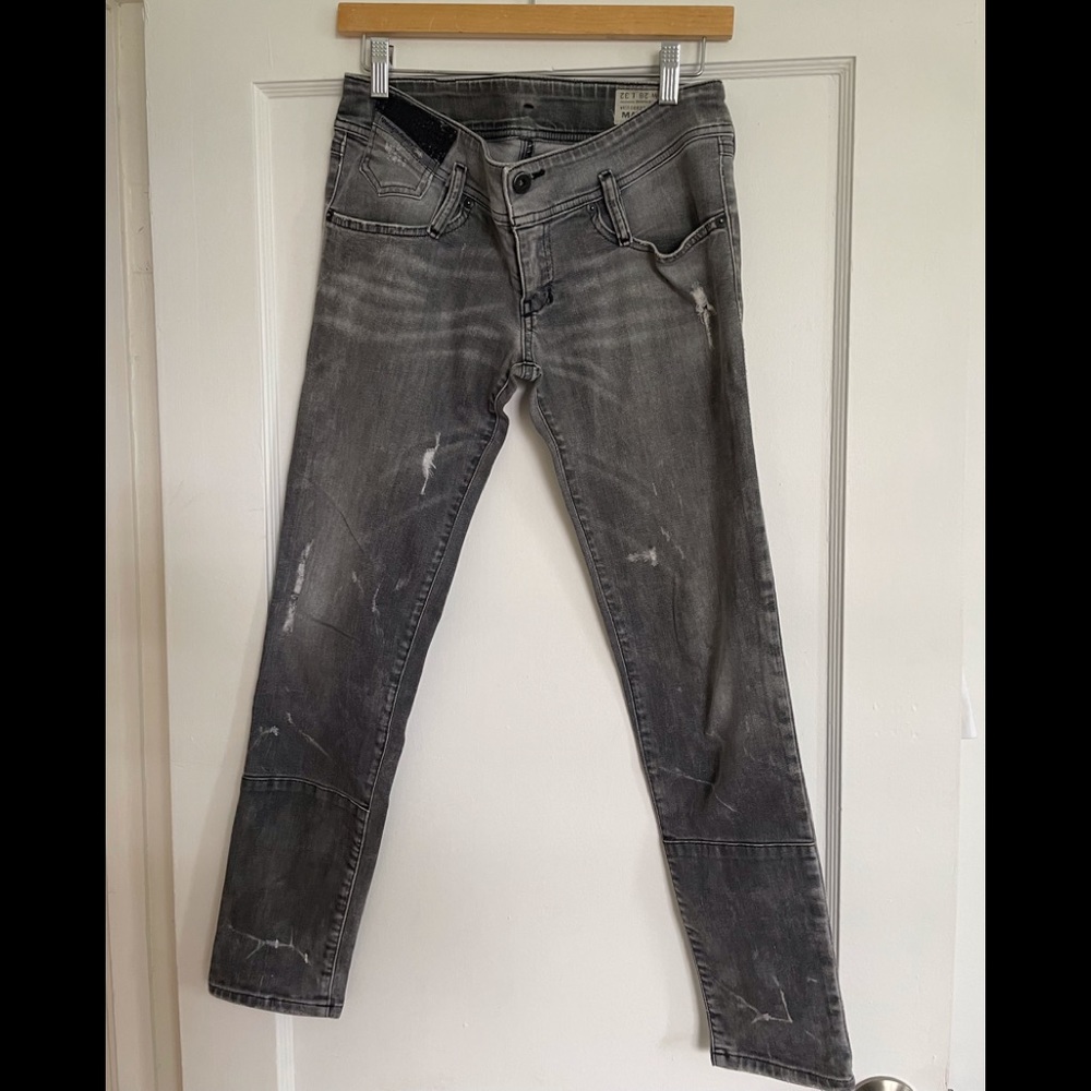 Diesel Matic-K2 ankle cropped 28W grey jeans
